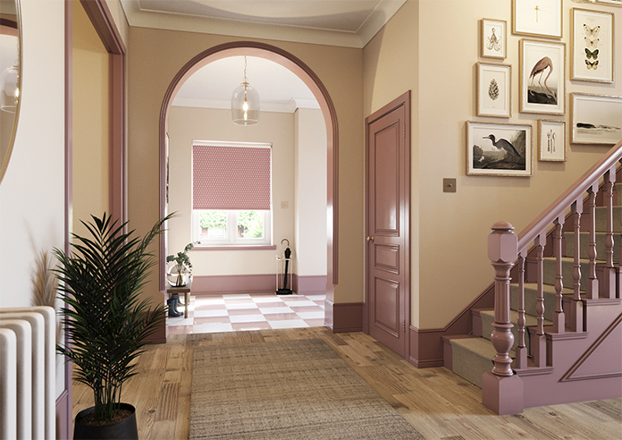 Emily Bond Jaipur, Raspberry - Roller Blind - Image 7